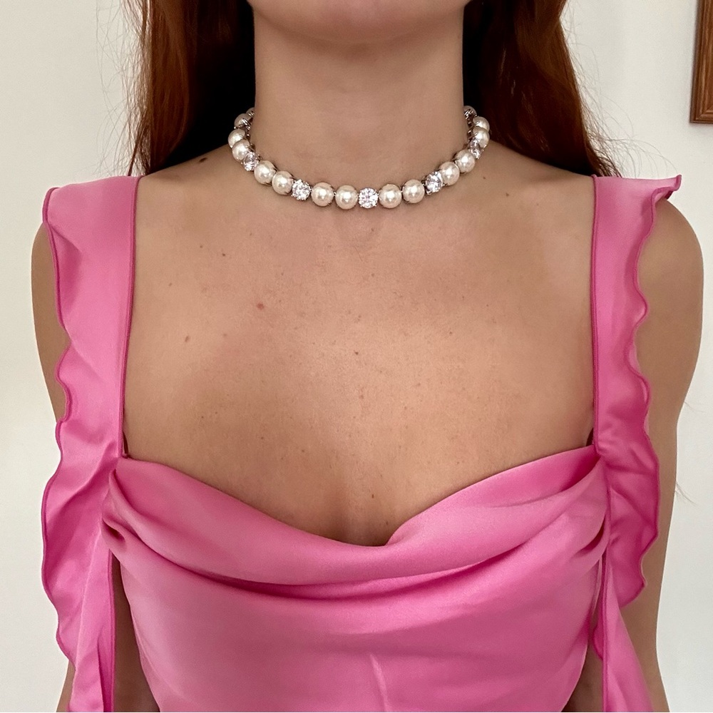 Nana Jacqueline Itzel Pearl Necklace Brand New
